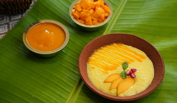 Seasonal food festival counter